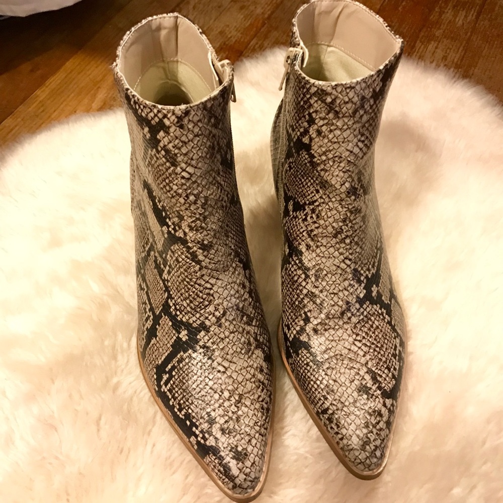 Coconuts by Matisse Vegan Leather Snakeskin Bootie